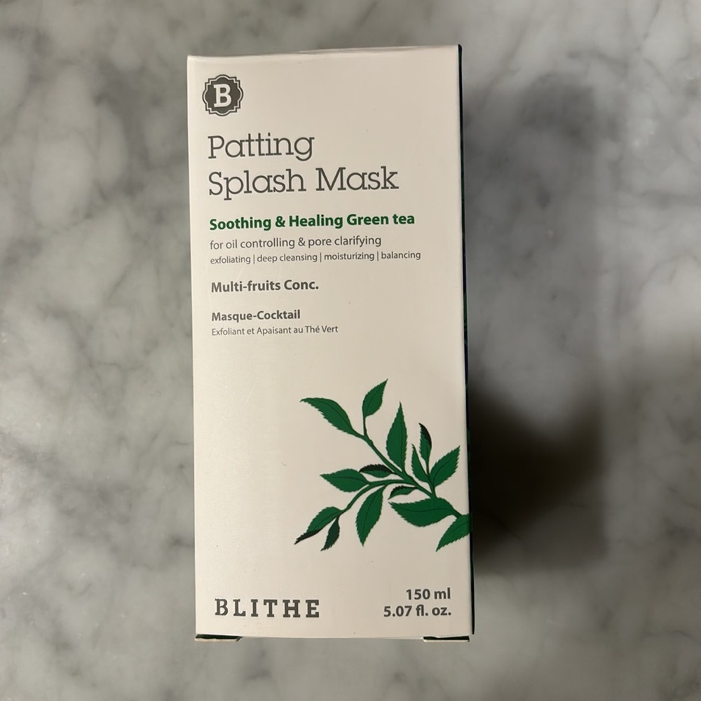 Blithe: PATTING SPLASH MASK - SOOTHING GREEN TEA - Picture 2 of 4